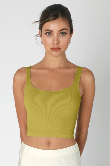 Lettuce Edge Crop Top