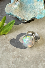 Teardrop Opal Ring