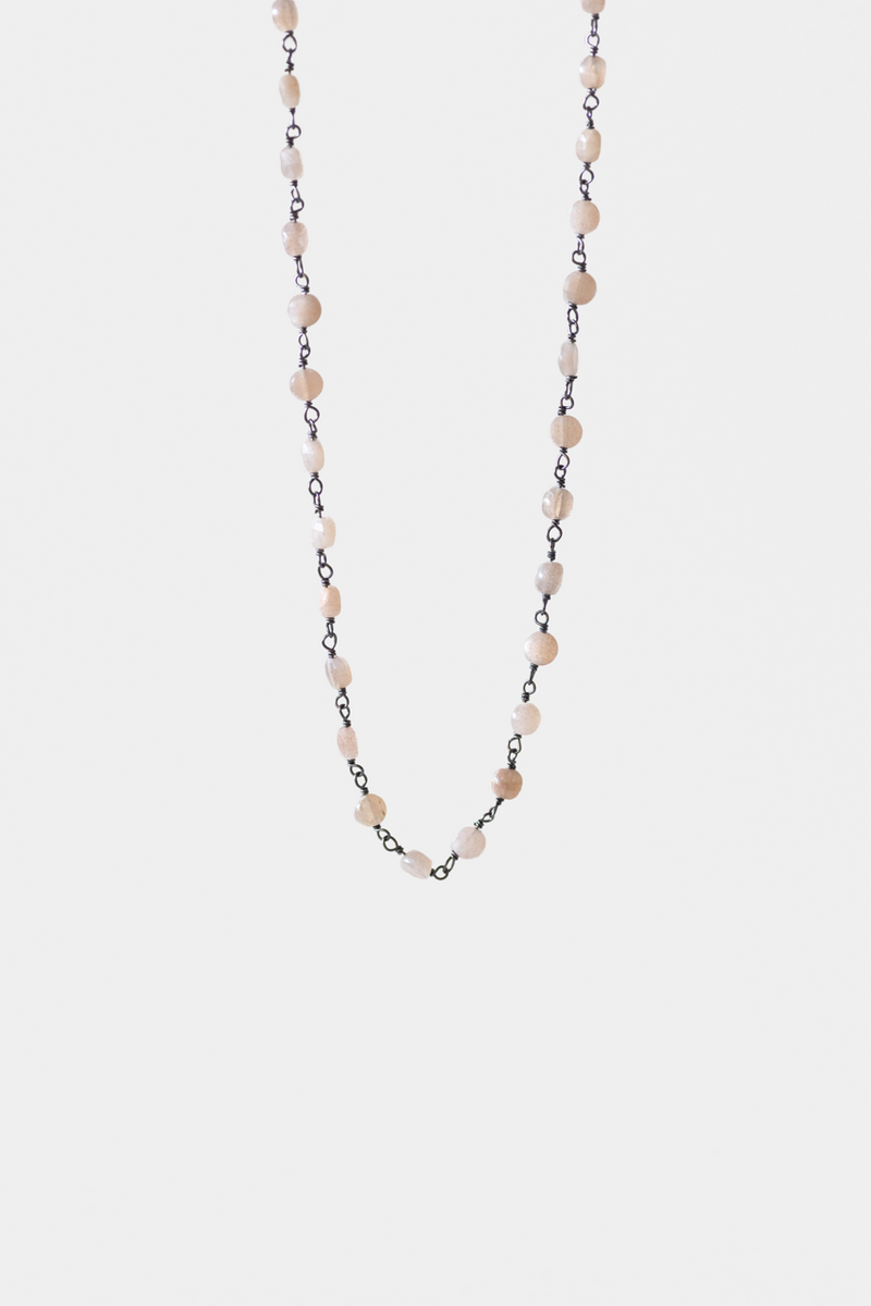 Rose Quartz Layering Chain