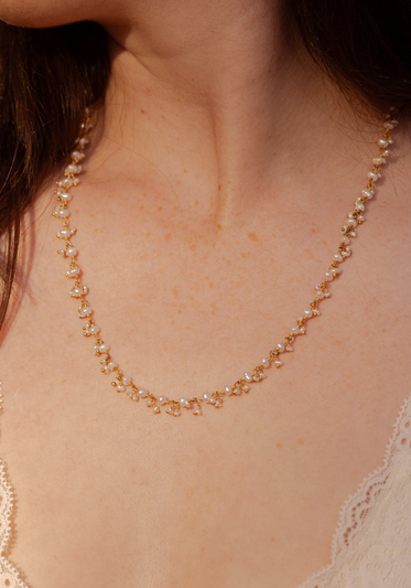 Tiny Pearl Necklace