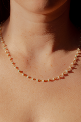 Peruvian Opal Layering Chain