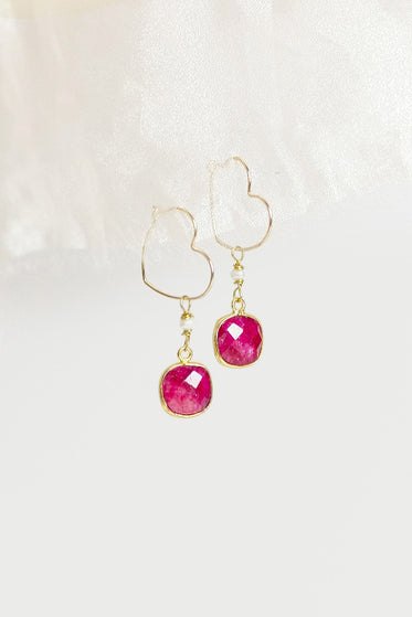 Emotional Ruby Earrings