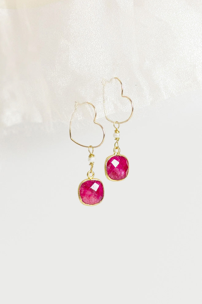 Emotional Ruby Earrings
