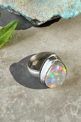 Teardrop Opal Ring