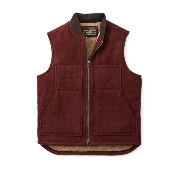 Lined Mackinaw Wool Work Vest