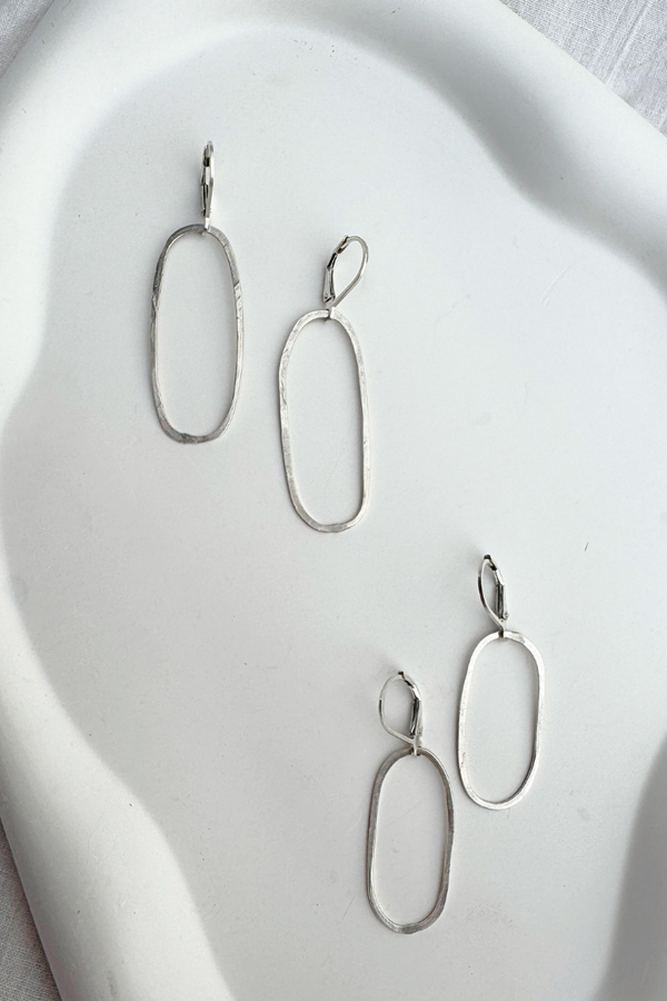 Sterling Silver Ovals