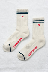 Embroidered Boyfriend Socks