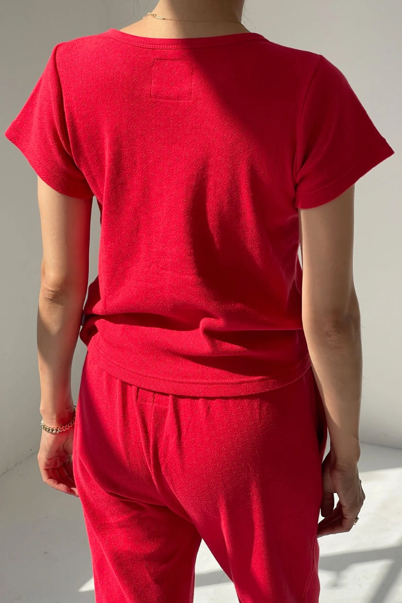 Pointelle Babe Tee