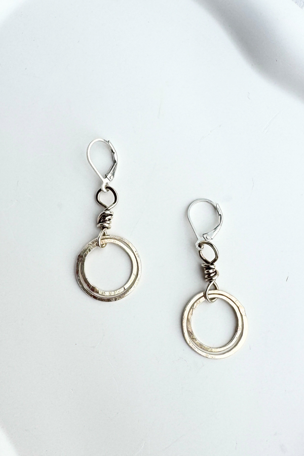 Double Circle Movement Earring