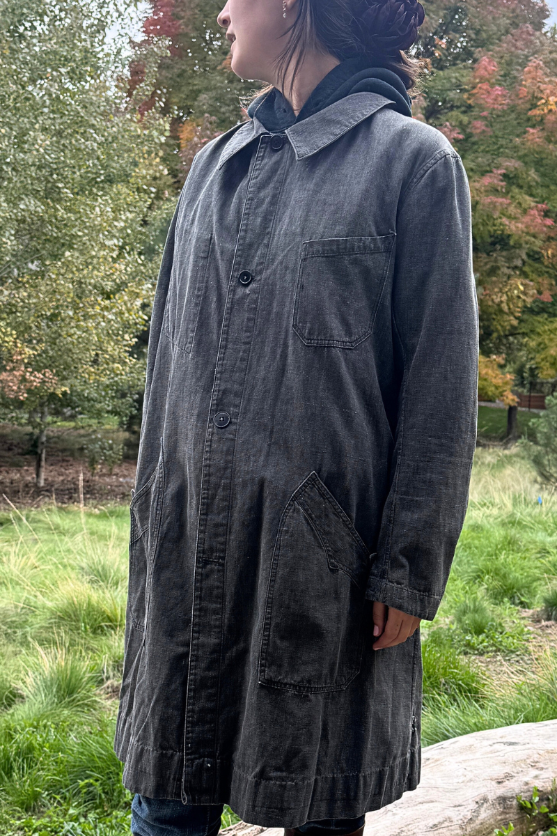 Vintage French Workwear Coat