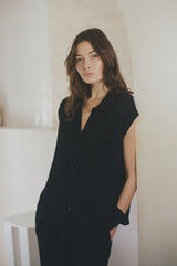 Woven Sleeveless Top