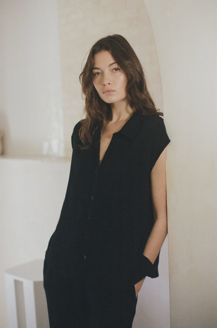 Woven Sleeveless Top