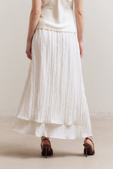Two Layered Slit Skirt