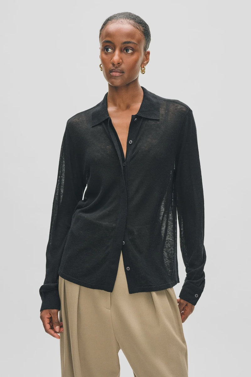 Superfine Cashmere Button Down