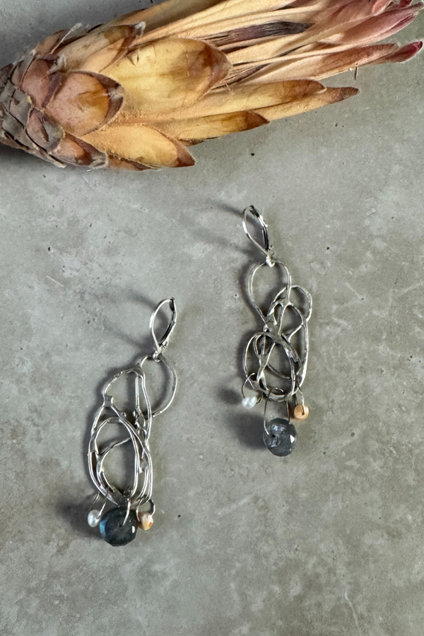 Freeform Trio Earring