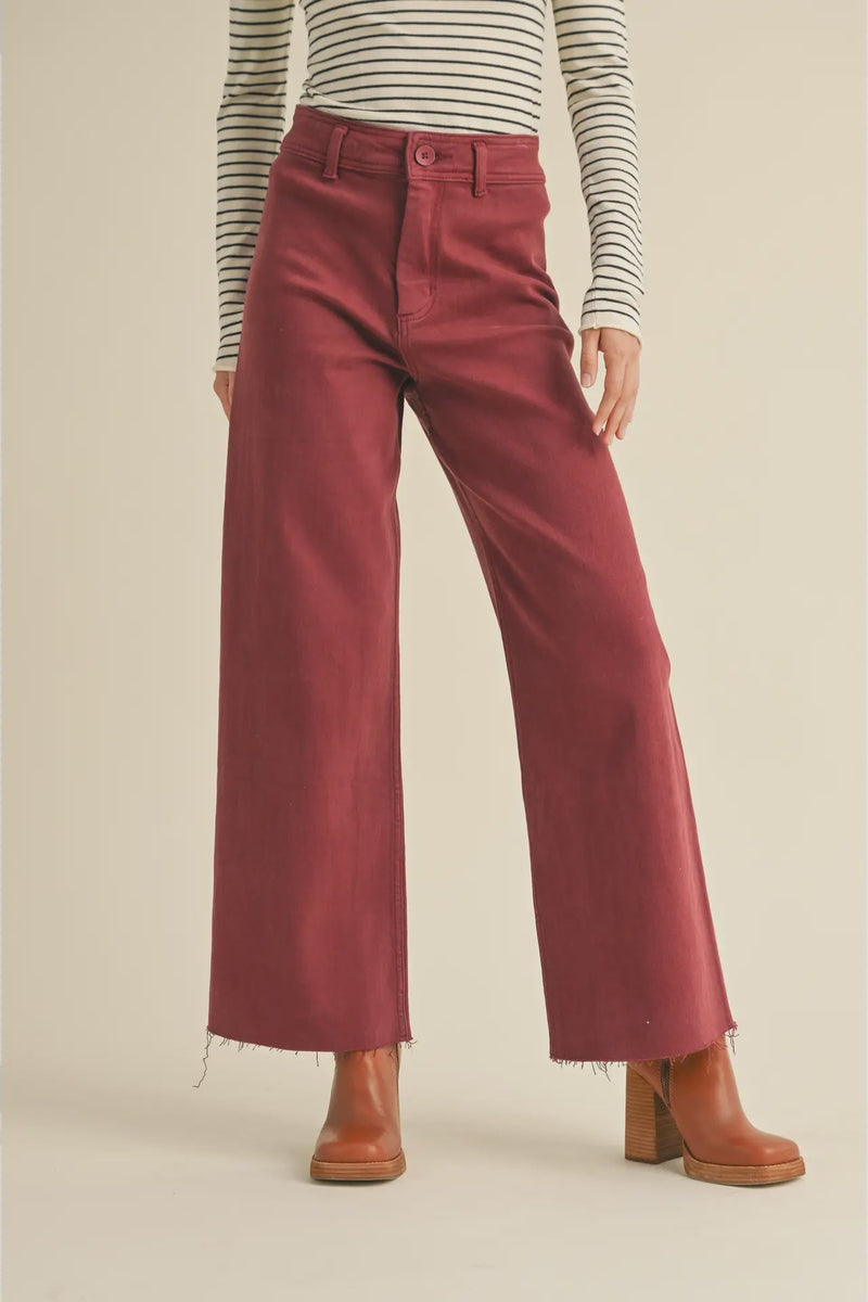 Straight Denim Pants
