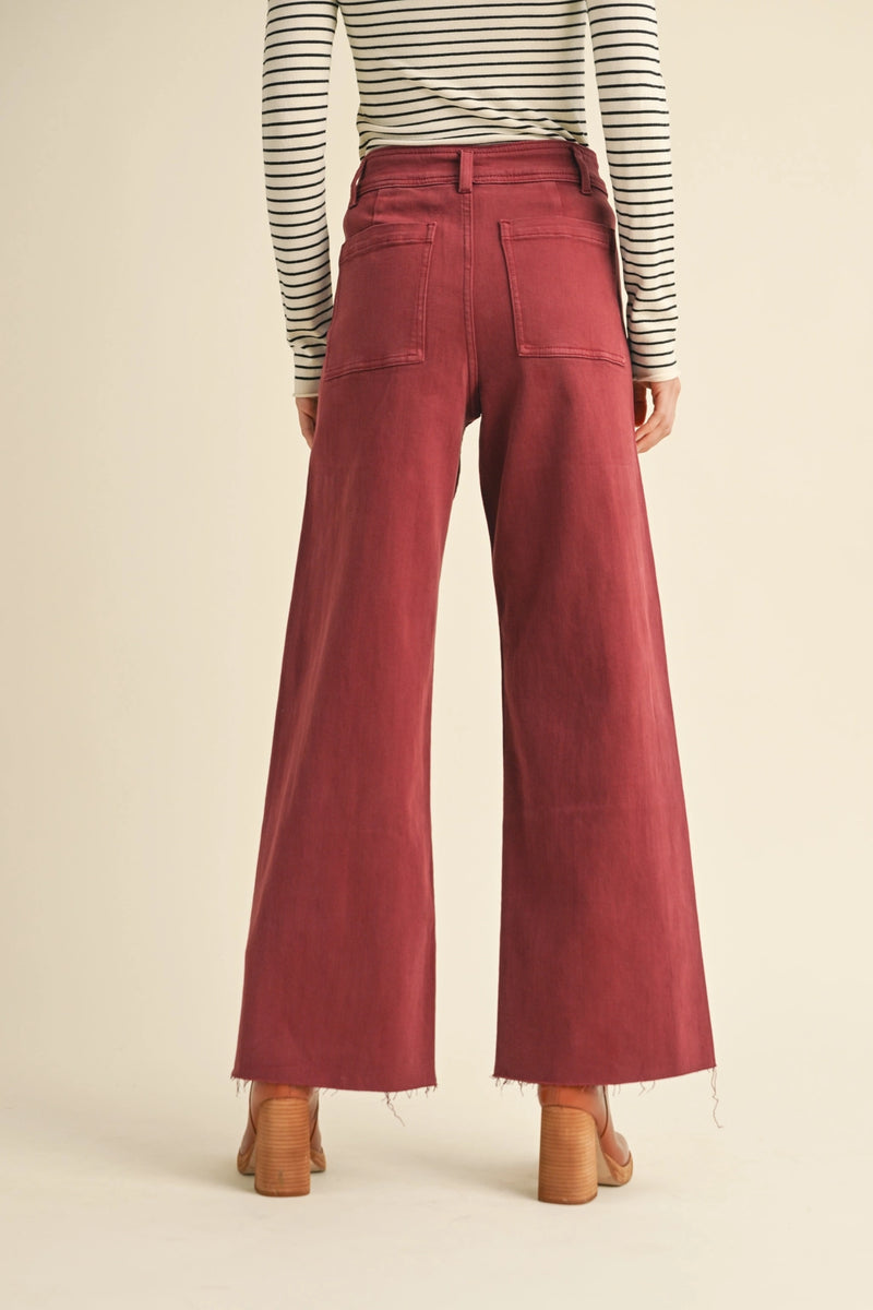Straight Denim Pants