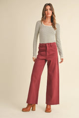 Straight Denim Pants