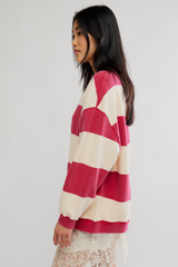 Classic Stripe Crew Wide