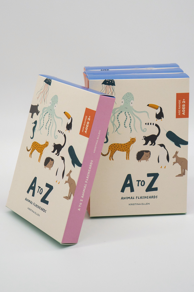 A to Z Animal Alphabet Flashcards