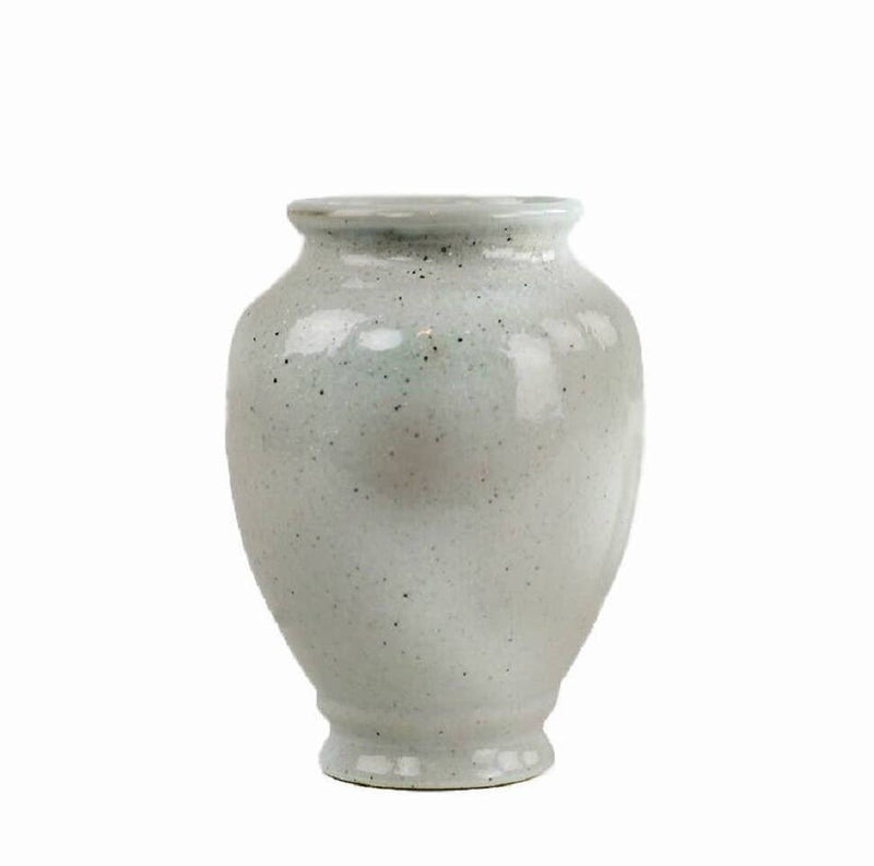 Rustic White Sand Vase