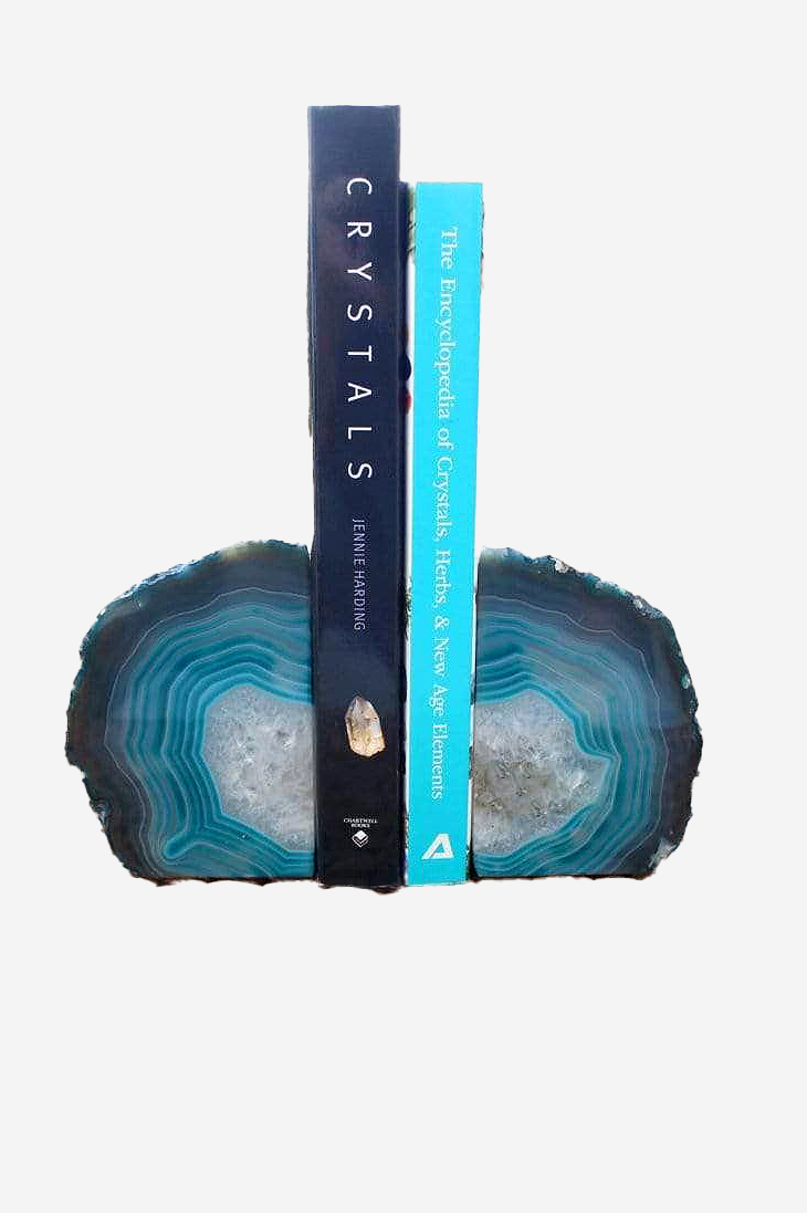 Agate Book Ends