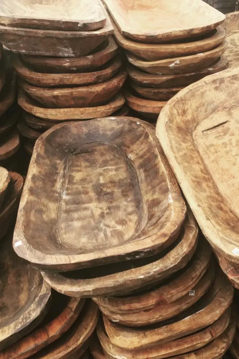 Hand Carved Wooden Bowl