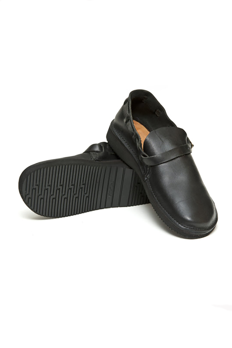 Aurora for Drake's Middle English Black Full Grain Leather