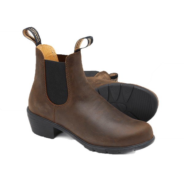 #1673 PU Elastic Sided Women's Heel Boot