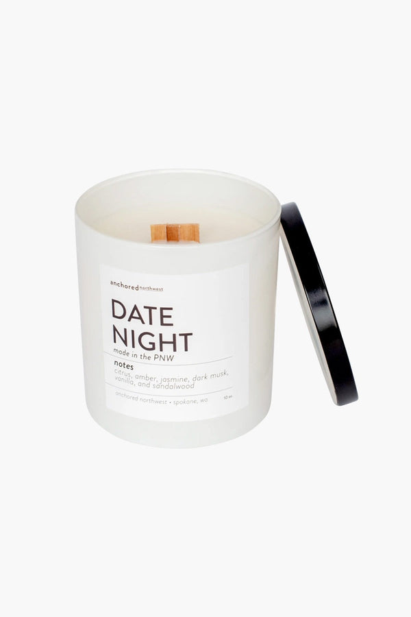 Date Night White Tumbler Candle
