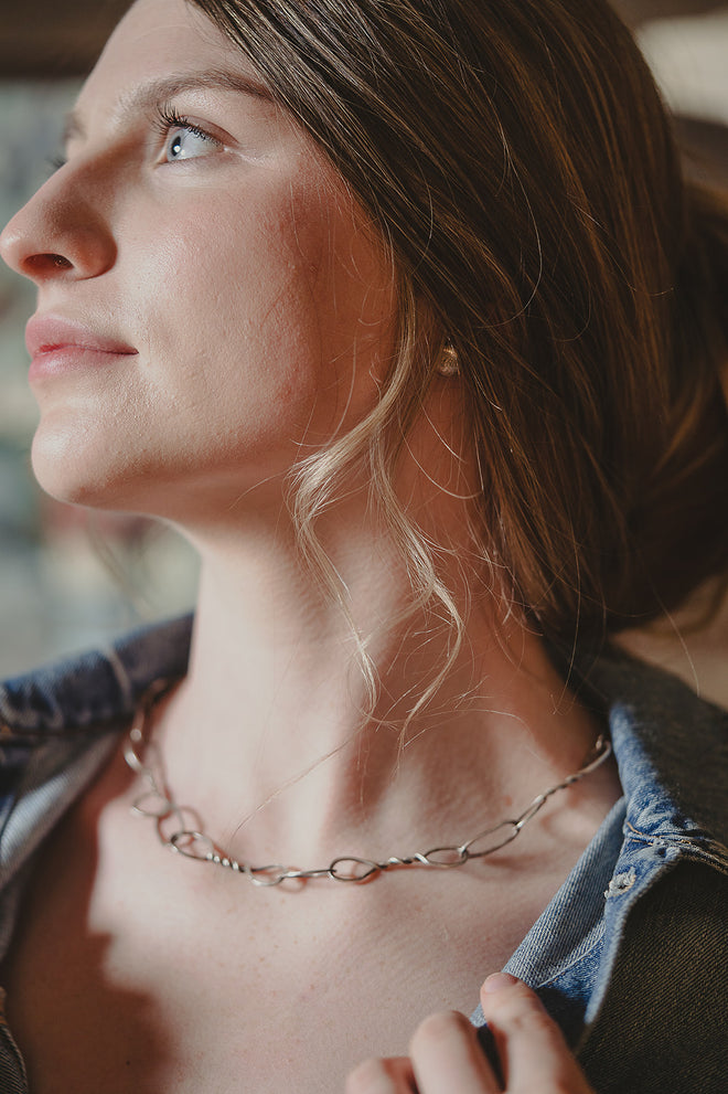 Hand-Made Sterling Chain