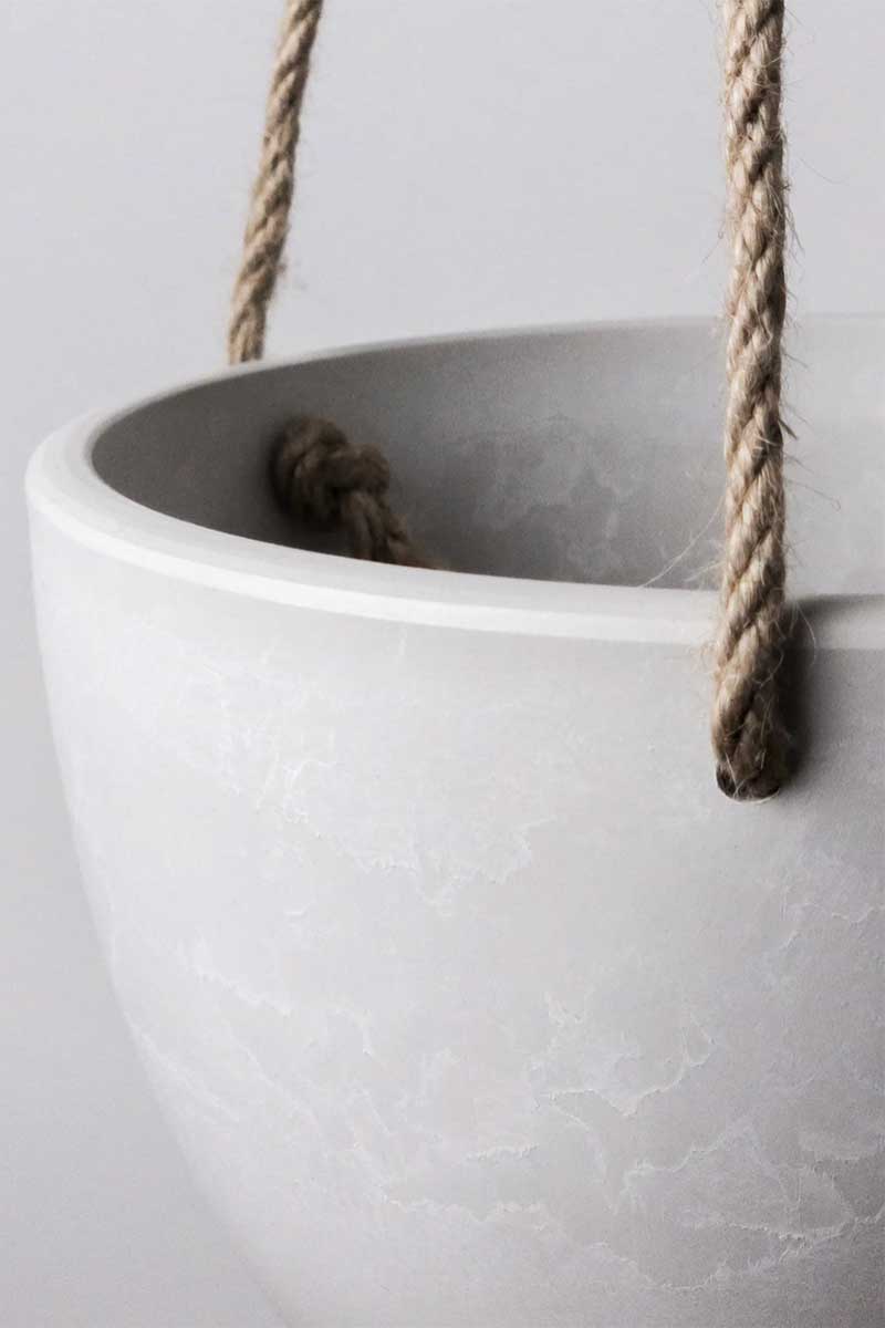 hanging planter 8 inch Stone Hanging Planter 8" – Studio Opal Boutique