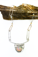 Opal + Metals Necklace