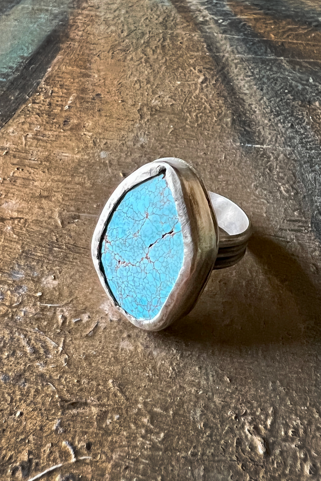 Kingman Turquoise Ring