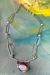 Opal + Metals Necklace
