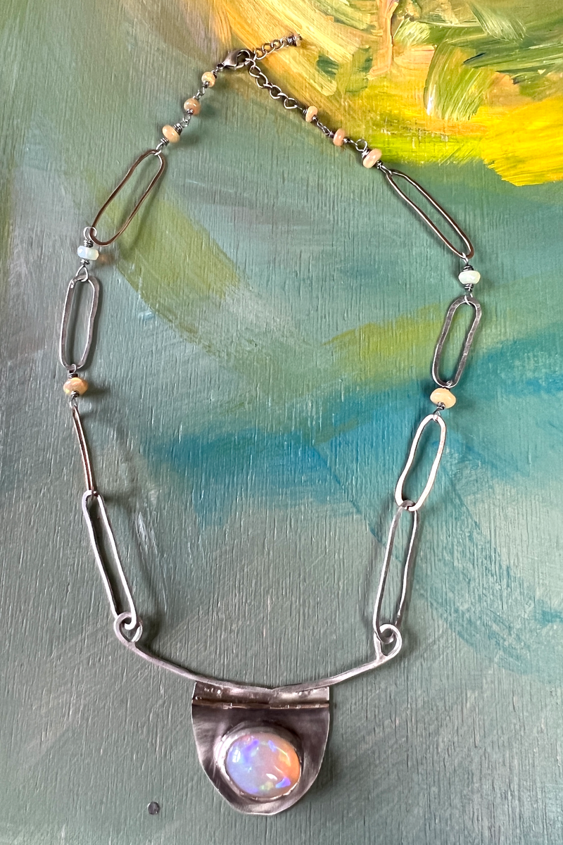 Opal + Metals Necklace