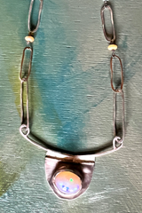 Opal + Metals Necklace