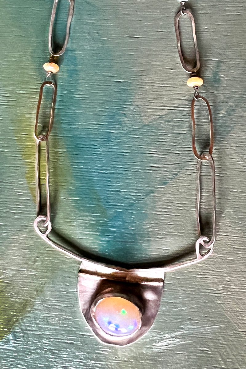 Opal + Metals Necklace
