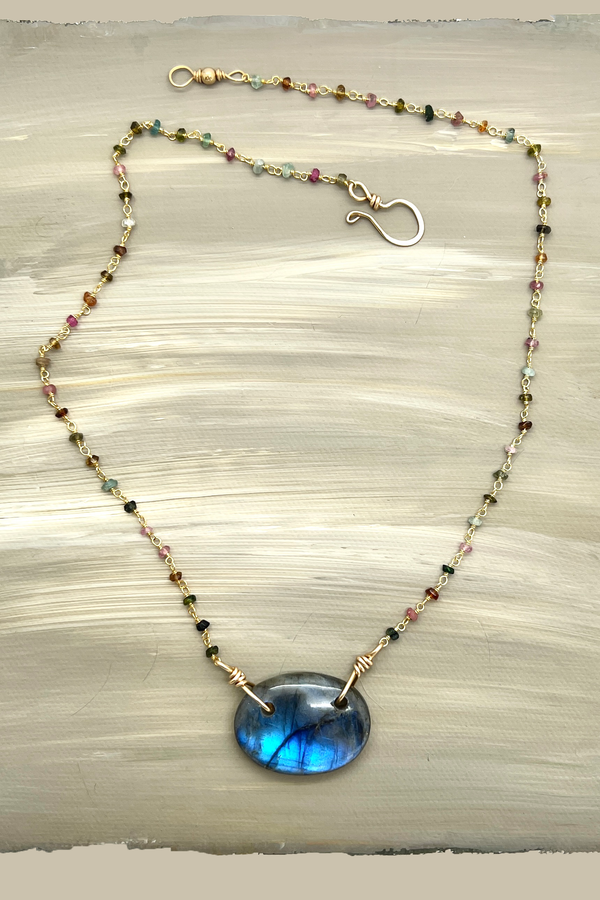 Blue Moon Necklace