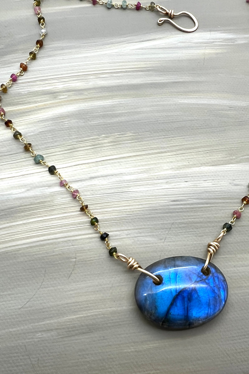 Blue Moon Necklace