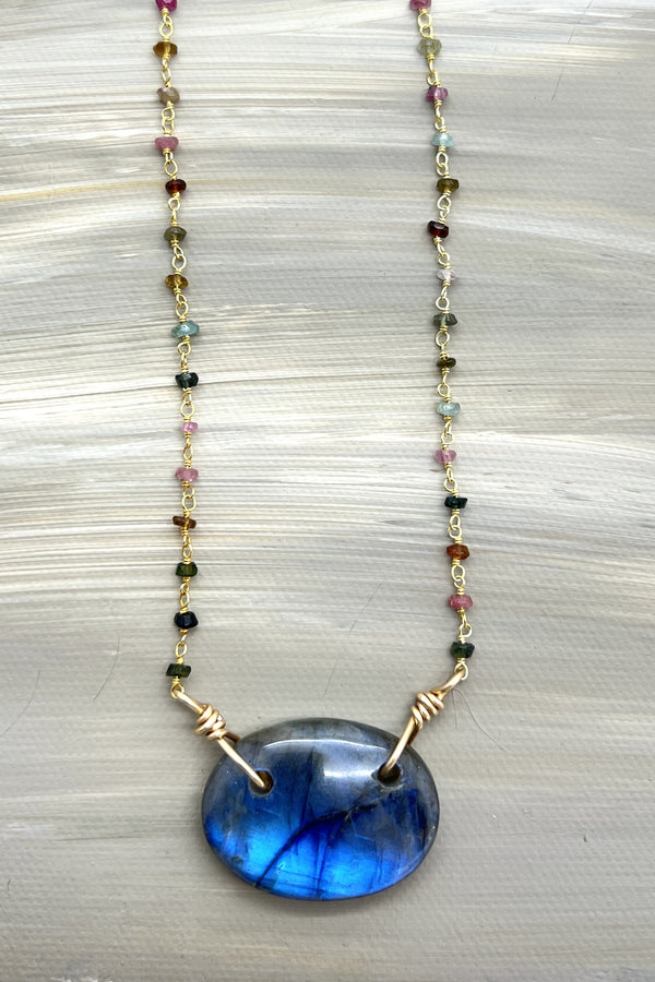 Blue Moon Necklace