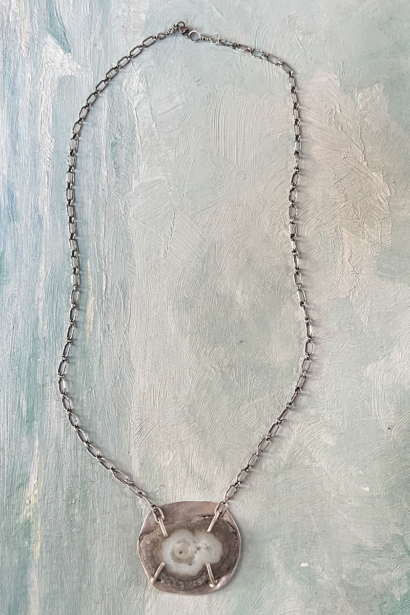 Quartz Pendant Necklace