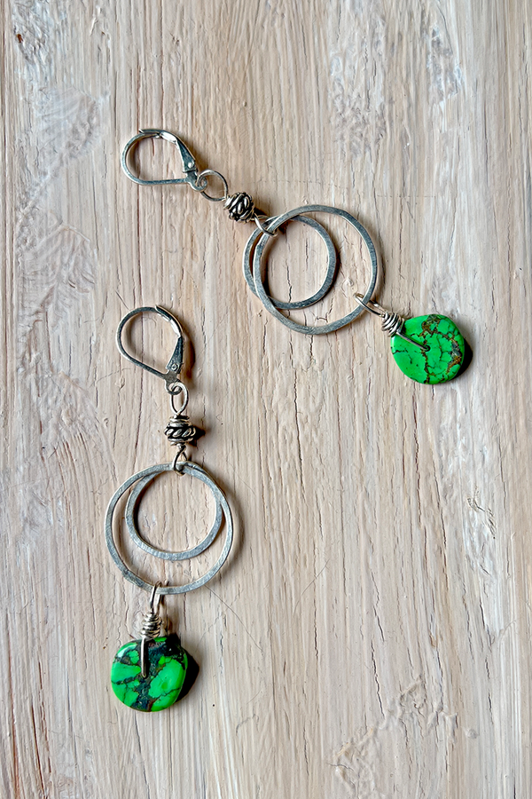 Green Coin Turquoise