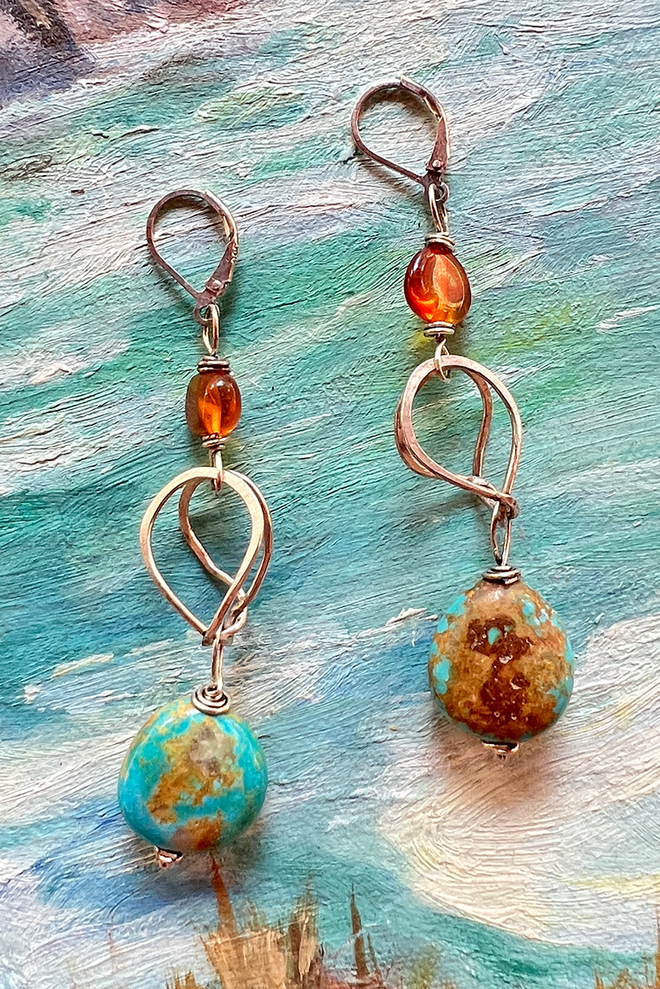 Amber +  Turquoise