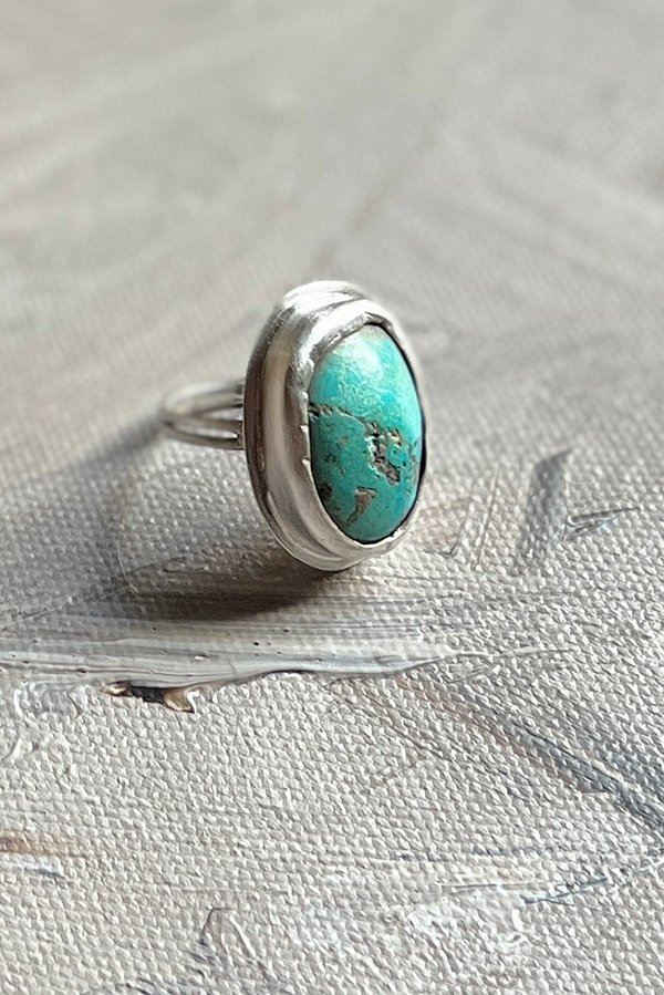 Oval Turquoise Ring