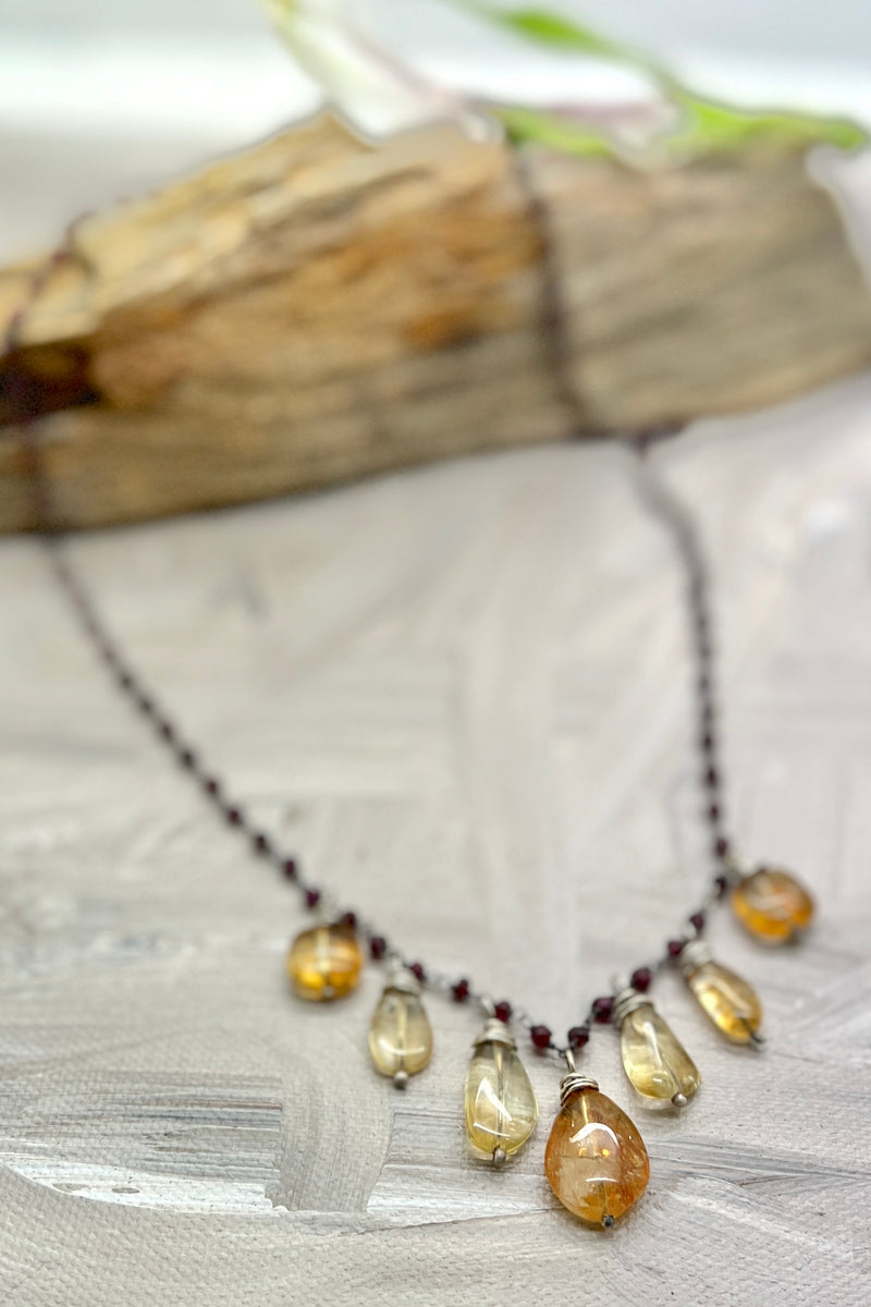 Garnets with Citrine