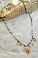 Garnets with Citrine