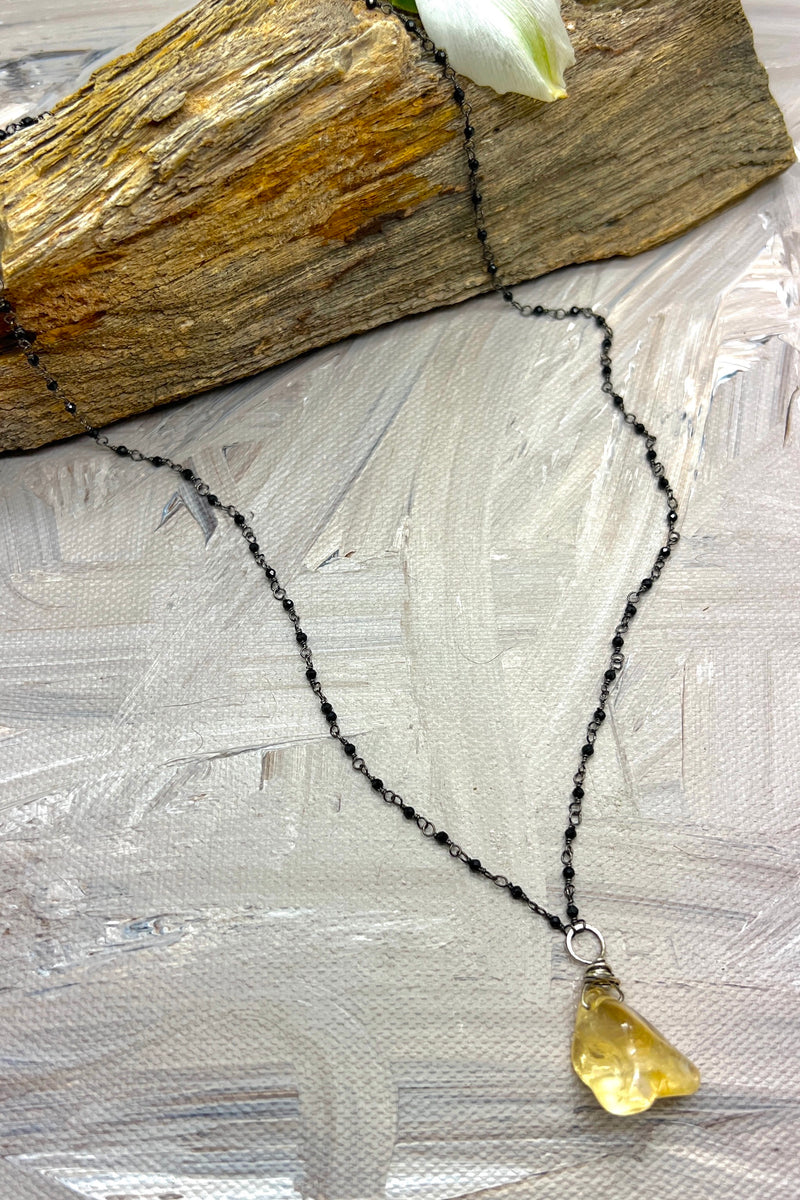 Black Onyx + Citrine