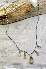 Baby Pearls & Citrine
