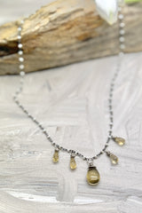 Baby Pearls & Citrine